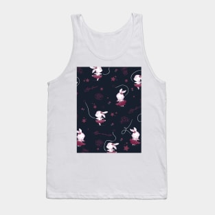 Magic moments with cute bunnies navy Tank Top